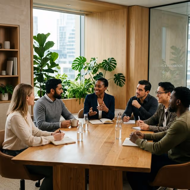 Trabajo profundo en un entorno moderno corporativo